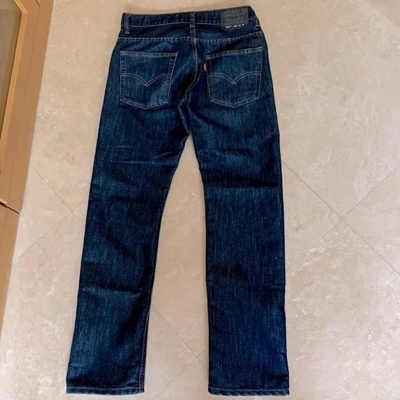 LEVI’S. 511 Slim five pocket blue denim Jeans. 16R. L28XW28. Unisex. - Picture 3 of 16